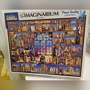 1000 piece White Mountain jigsaw puzzle.